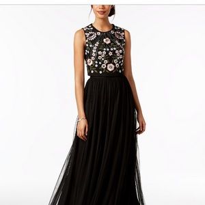 NWT Adrianna Papell two-piece embellished gown
